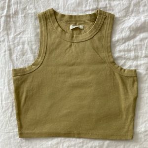 Madewell Supima Rib Crop Tank